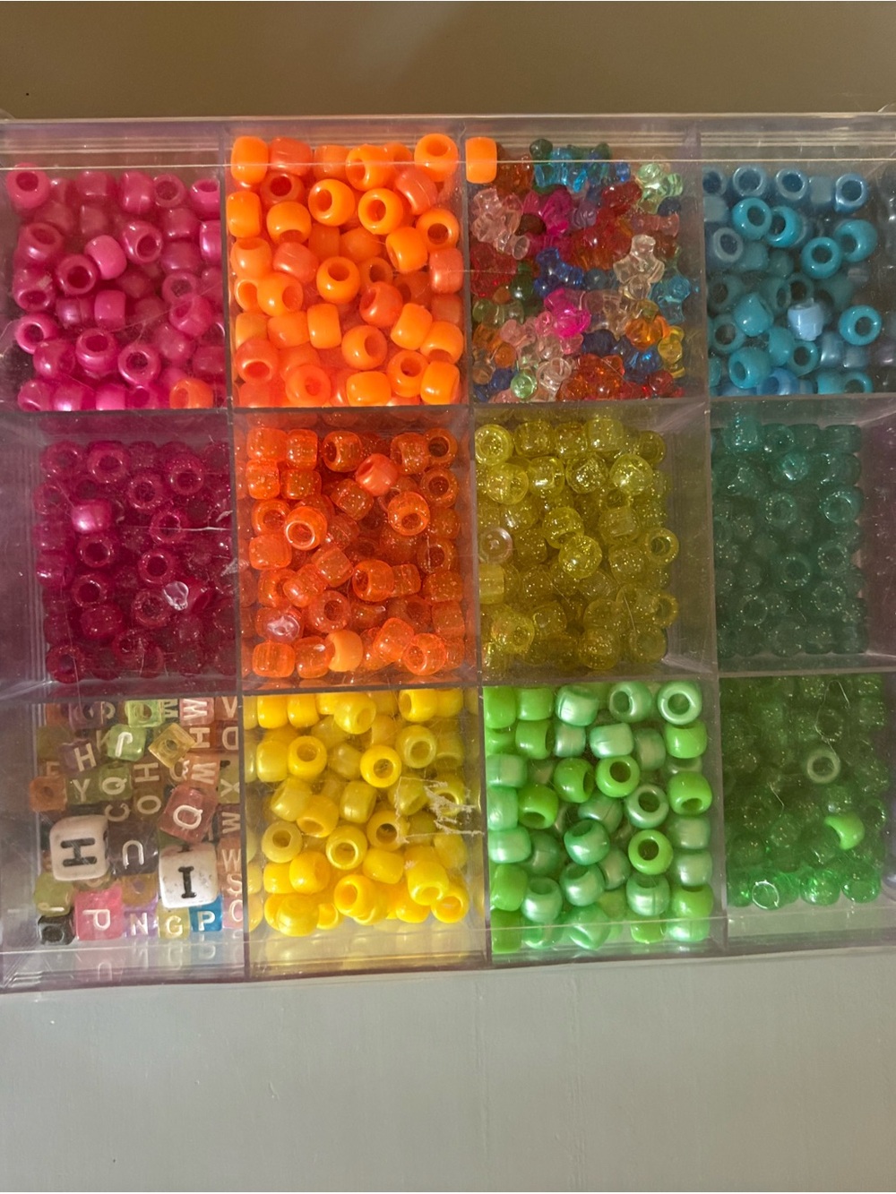 Assorted Bright Kids Beads - Multi-Color Craft Kit - Picture 4 of 12